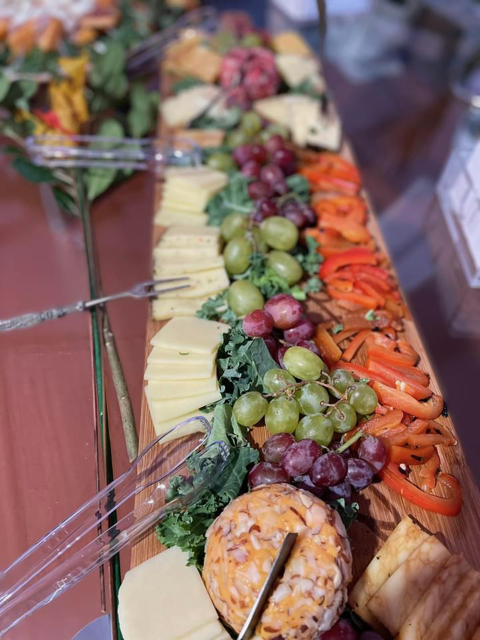 cheese and fruit tray